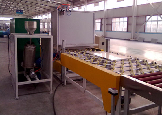 China Windschermenglas het Poederen zich Machine voor Auto de Talksysteem van de Glasproductielijn leverancier
