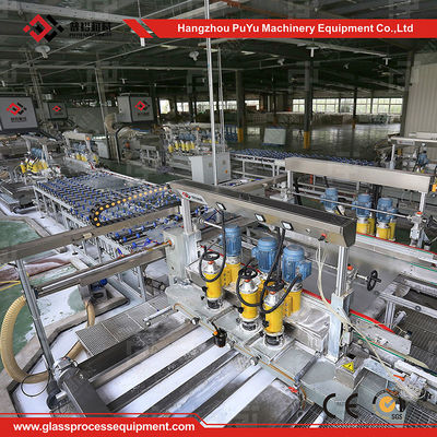 China Assenglas het Malen Machinehoge snelheid in de Machines van de Glasverwerking leverancier