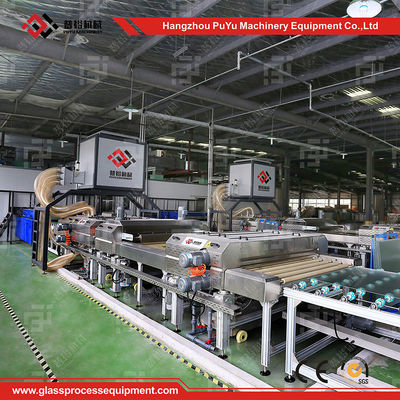 China Horizontale Glaswas en het drogen Machine voor Laag Wassen - e-Glas leverancier